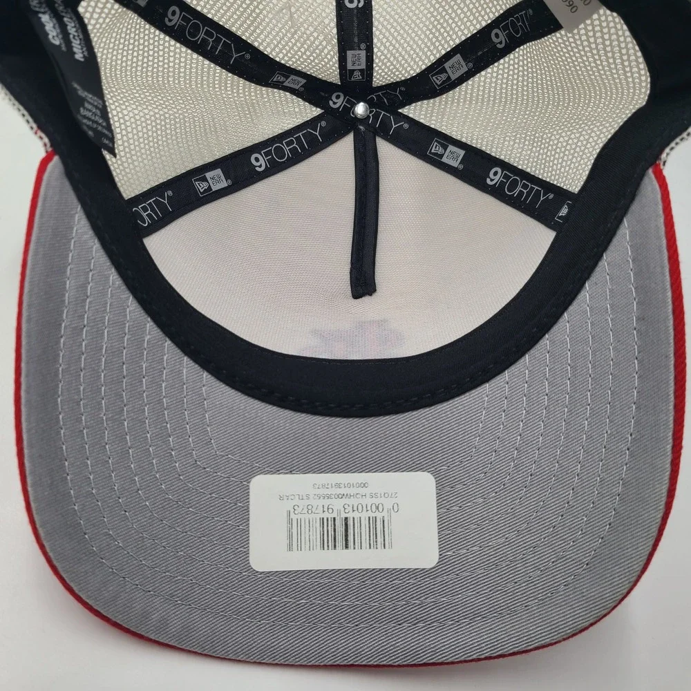 Women St Louis Cardinals Hat Snapback Trucker Mesh New Era 9Forty Cream Red MLB
